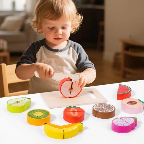 Children wooden food - children's,
