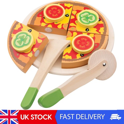 Wooden vegetable pizza play - wooden,