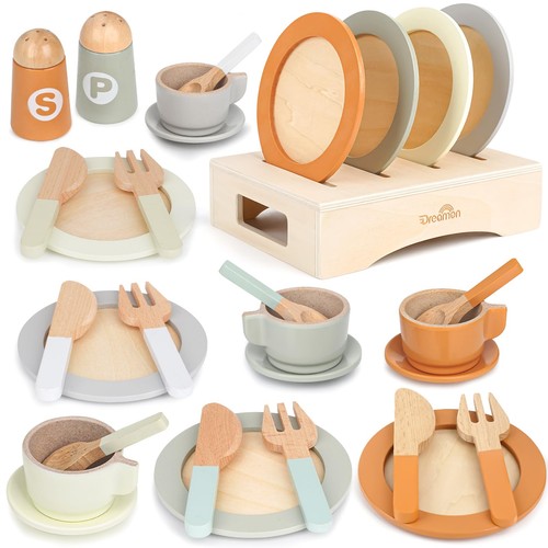 Wooden play food - play, sets