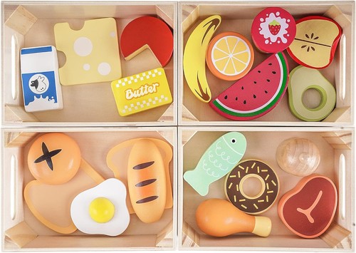 Food groups wooden play - -,