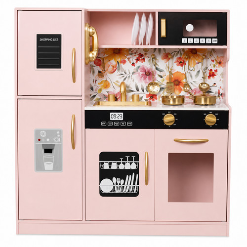 Wooden kids kitchen cooking - kids,
