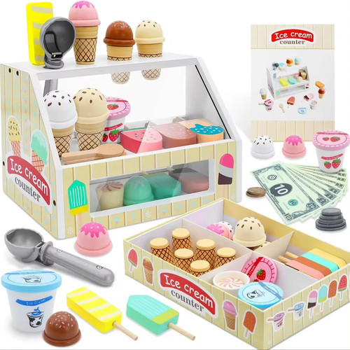 Ice cream counter playset - ice,