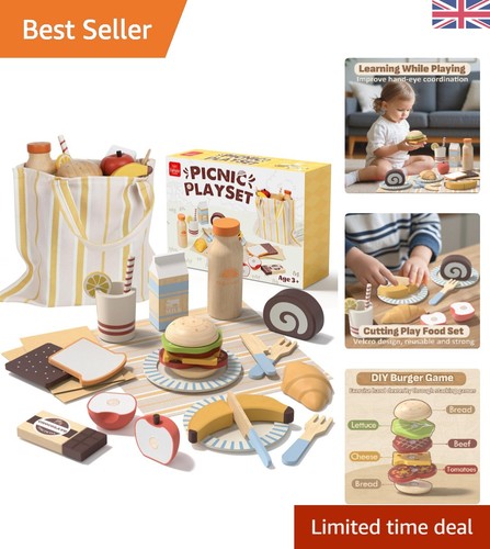 Piece wooden play - play, food