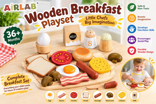 Airlab wooden breakfast play - airlab,