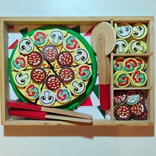 Melissa doug wooden pizza - doug,
