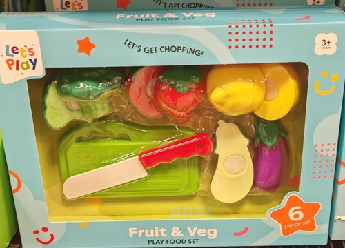Wooden fruit and veg toy - toy, set