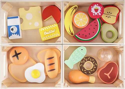 Food groups wooden play - -,