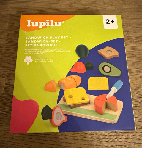 Lupilu wooden sandwich pretend - lupilu,