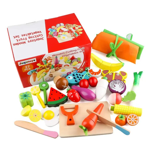 Wooden food set jacootoys - set,
