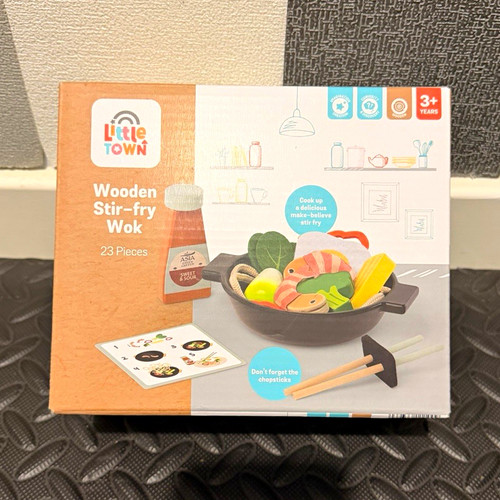 Little town wooden stir fry - little, stir-fry