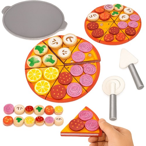 Kids pcs wooden pizza - 30,