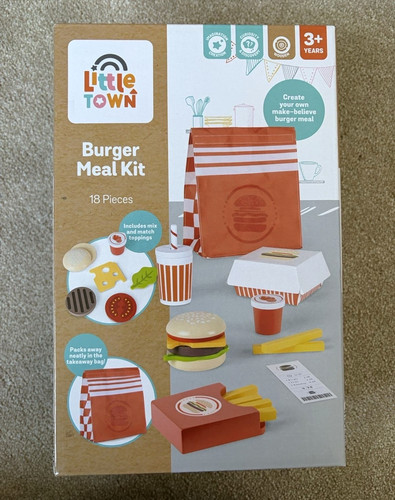 Little town wooden - town, burger