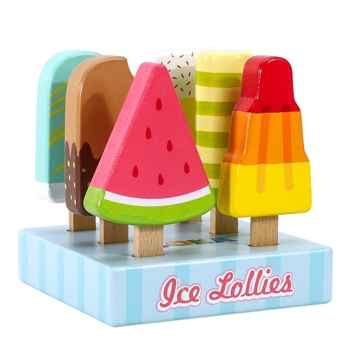Ice lollies pretend wooden - ice,