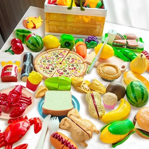 Wooden cutting fruits play - fruits,