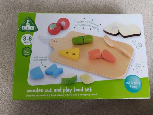 Elc wooden cut and play - and,