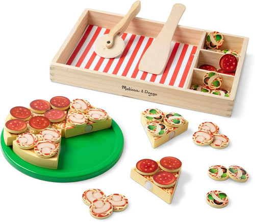 Melissa doug wooden pizza - doug,