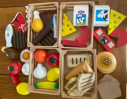 Melissa and doug wooden - and, play