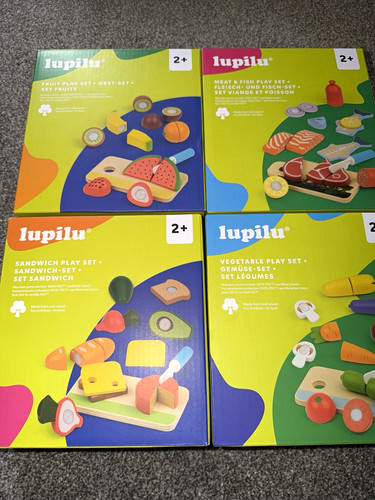 Lupilu wooden play food set - lupilu,